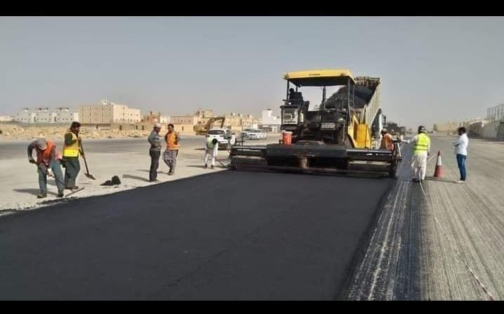 أعمال الأسفلت بالأحساء