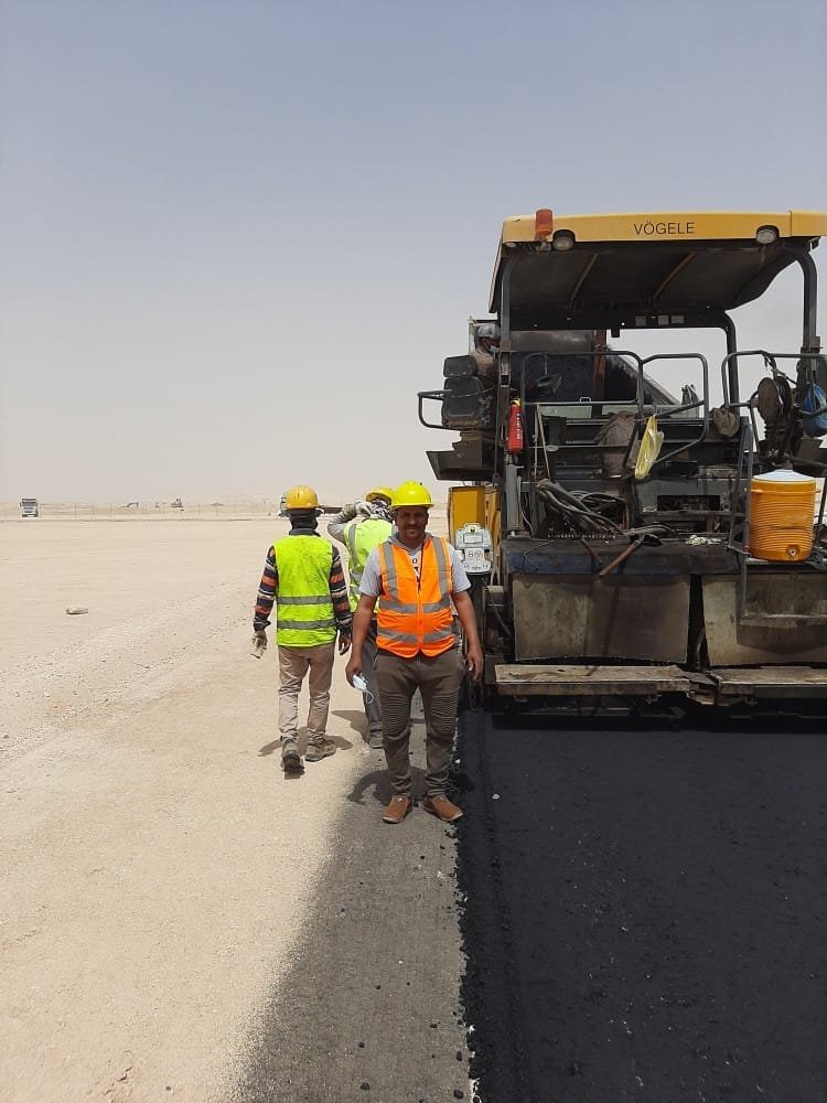 مشاريع سفلتة بالأحساء